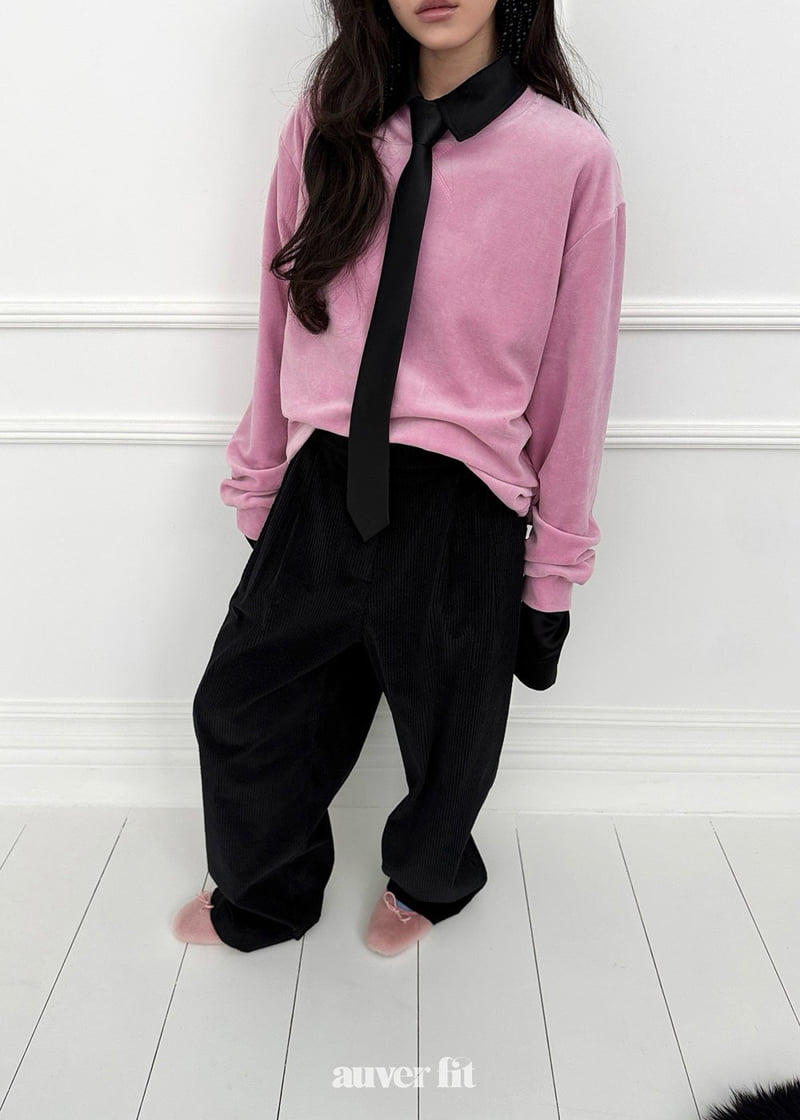 Auver_Fit - Korean Women Fashion - #womensfashion - Corduroy Two Pintuck Pants - 8