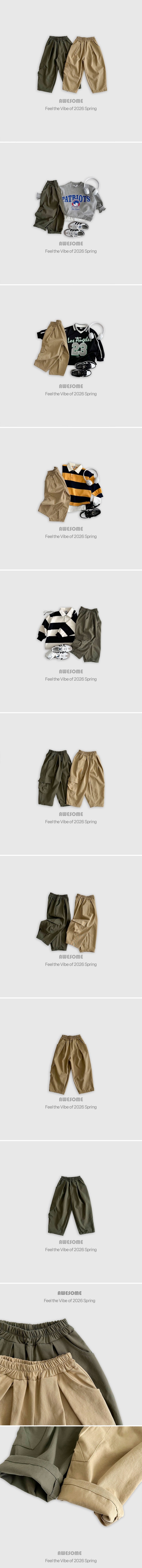 Awesome Bebe - Korean Children Fashion - #kidsshorts - Acne Curve Cargo Pants