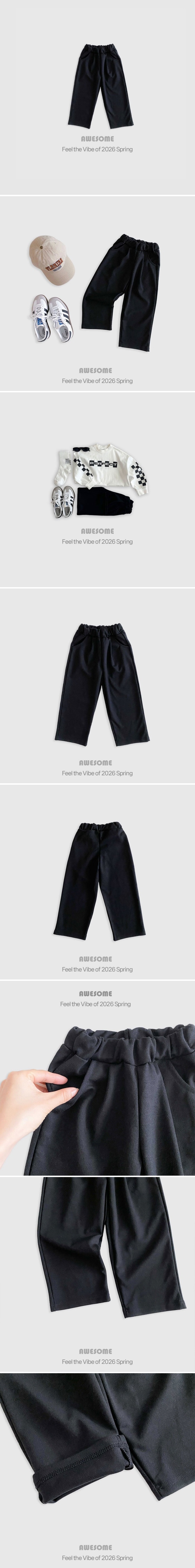 Awesome Bebe - Korean Children Fashion - #kidzfashiontrend - Punto Wide Slacks