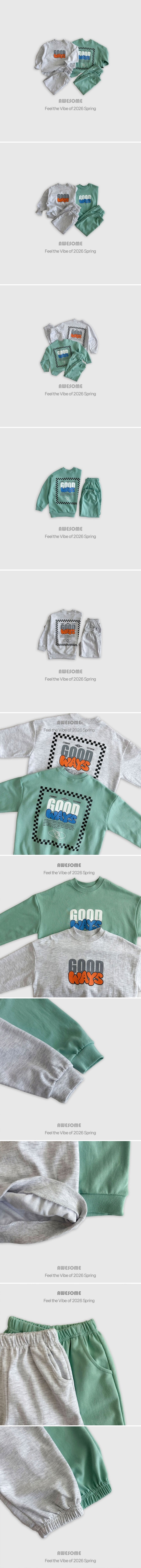Awesome Bebe - Korean Children Fashion - #stylishchildhood - Goodway Top Bottom Set