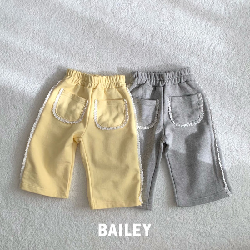 Bailey - Korean Children Fashion - #childrensboutique - Loving You Frill Pants - 11
