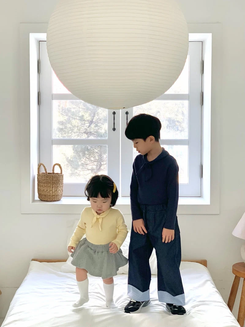 Bailey - Korean Children Fashion - #designkidswear - Scarf Tee - 6