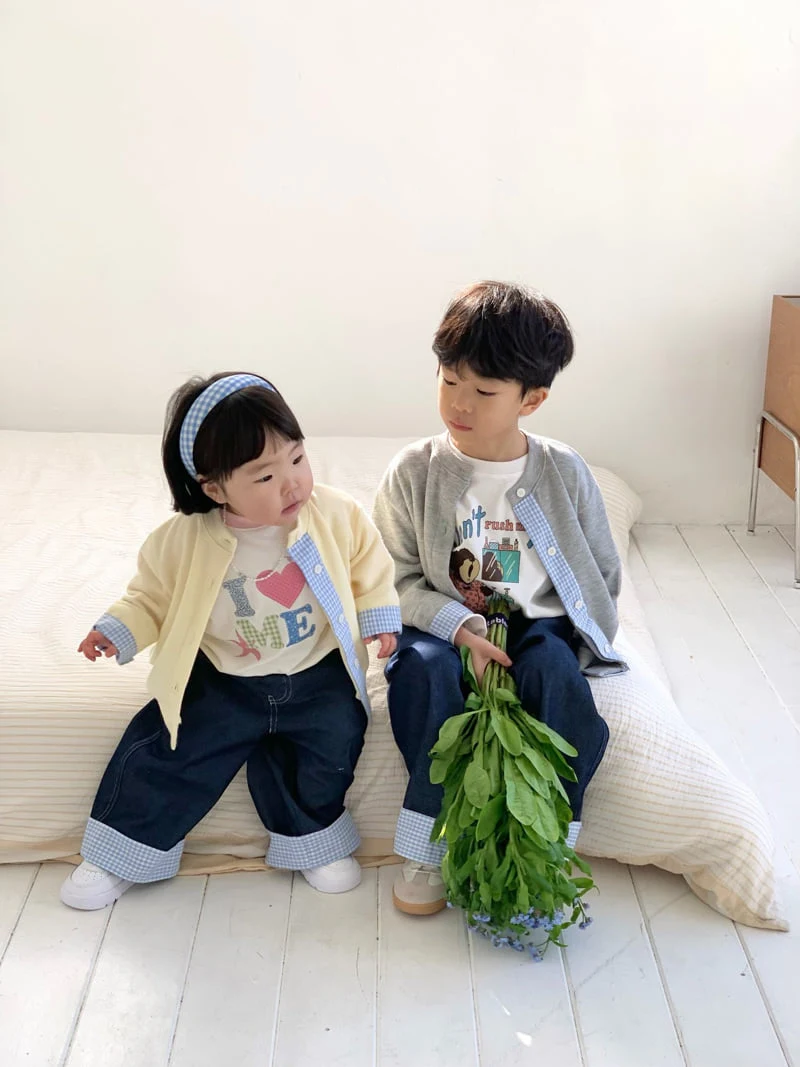 Bailey - Korean Children Fashion - #discoveringself - Check Roll-Up Pants - 3