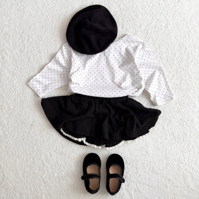 Bailey - Korean Children Fashion - #discoveringself - Polka Dot Boat-Neck Tee - 12