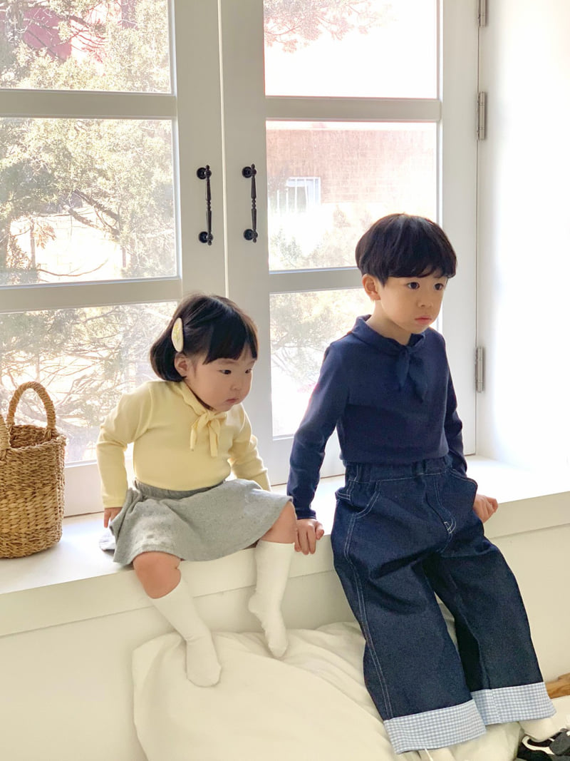 Bailey - Korean Children Fashion - #discoveringself - Scarf Tee - 7