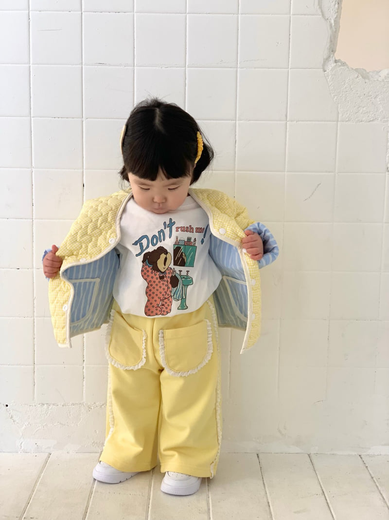 Bailey - Korean Children Fashion - #kidsshorts - Loving You Frill Pants