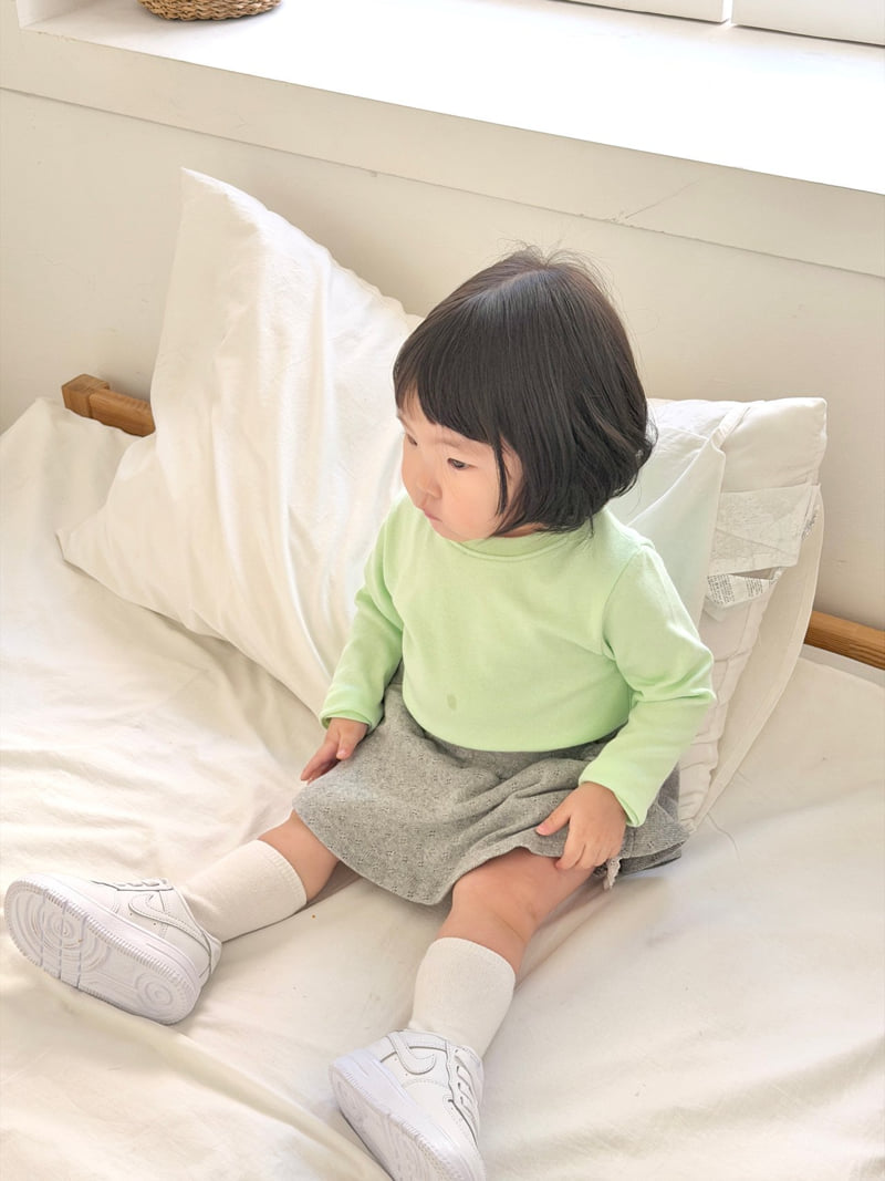 Bailey - Korean Children Fashion - #kidsshorts - Bombom Modal Tee - 6