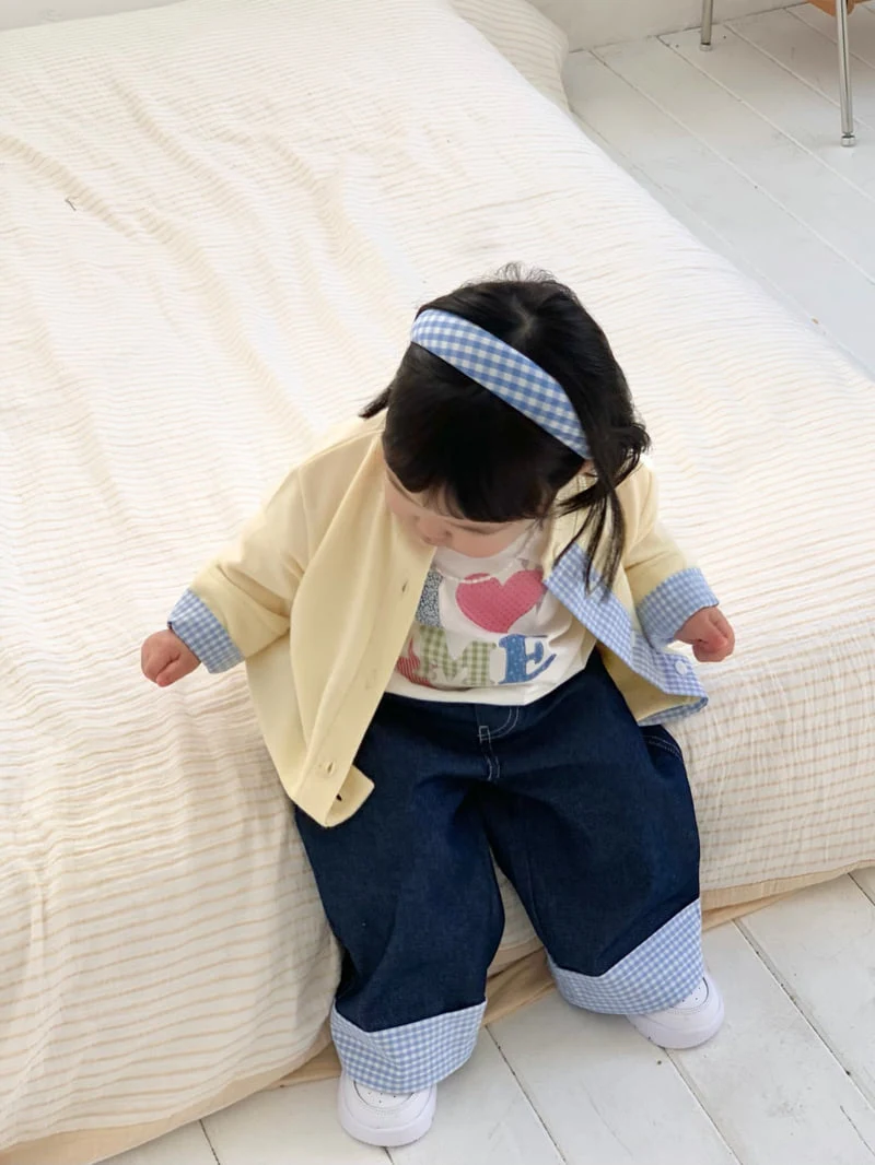 Bailey - Korean Children Fashion - #kidsstore - Check Roll-Up Pants - 6