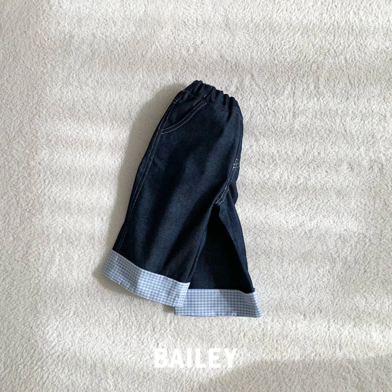 Bailey - Korean Children Fashion - #prettylittlegirls - Check Roll-Up Pants - 12