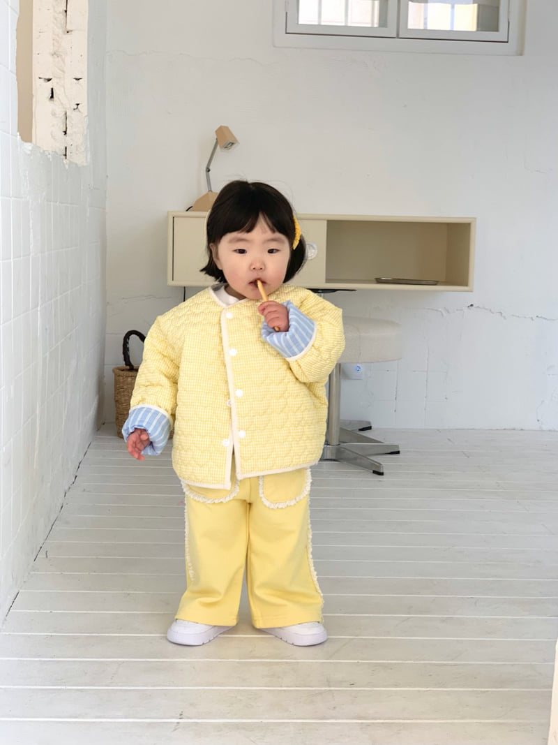Bailey - Korean Children Fashion - #prettylittlegirls - Loving You Frill Pants - 8