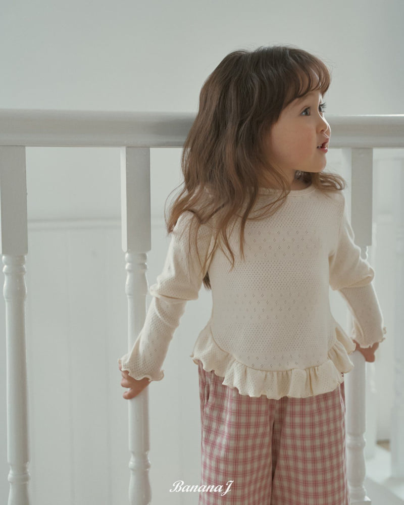 Banana J - Korean Children Fashion - #Kfashion4kids - Lauren Frill Tee - 5