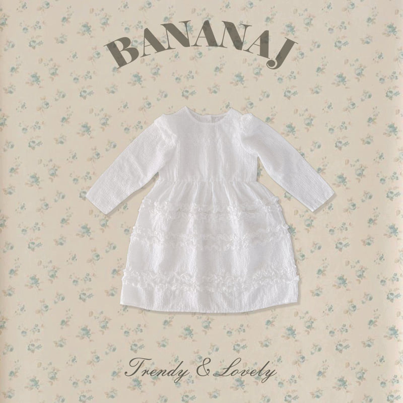 Banana J - Korean Children Fashion - #childofig - Blanc One-piece