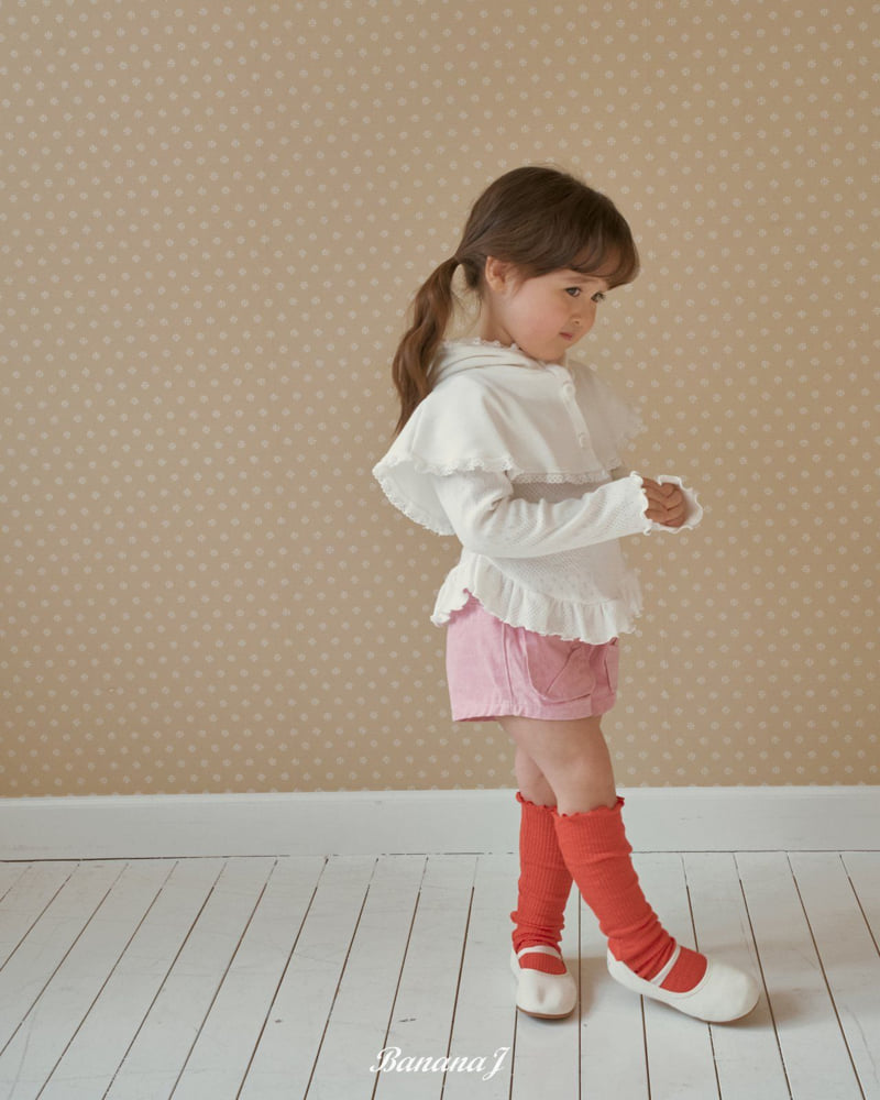 Banana J - Korean Children Fashion - #childofig - Lauren Frill Tee - 10