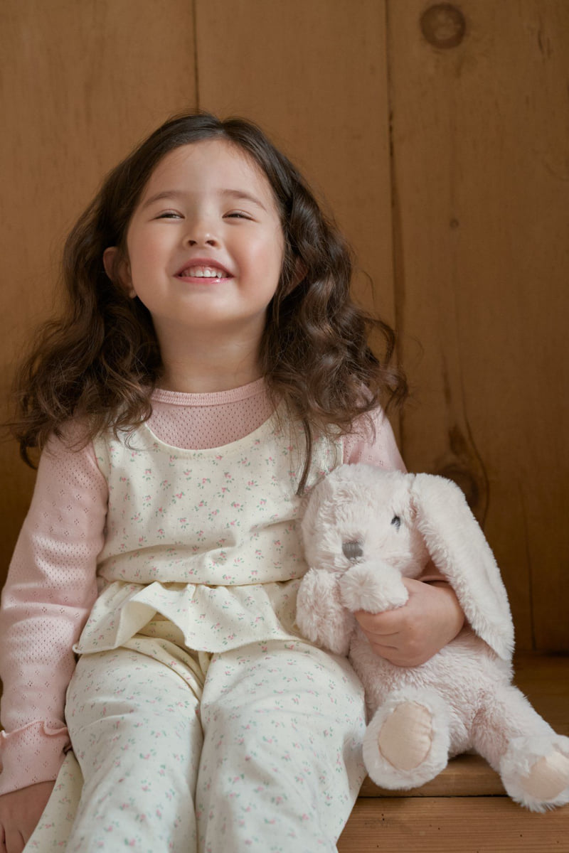 Banana J - Korean Children Fashion - #childofig - Lauren Frill Tee - 11
