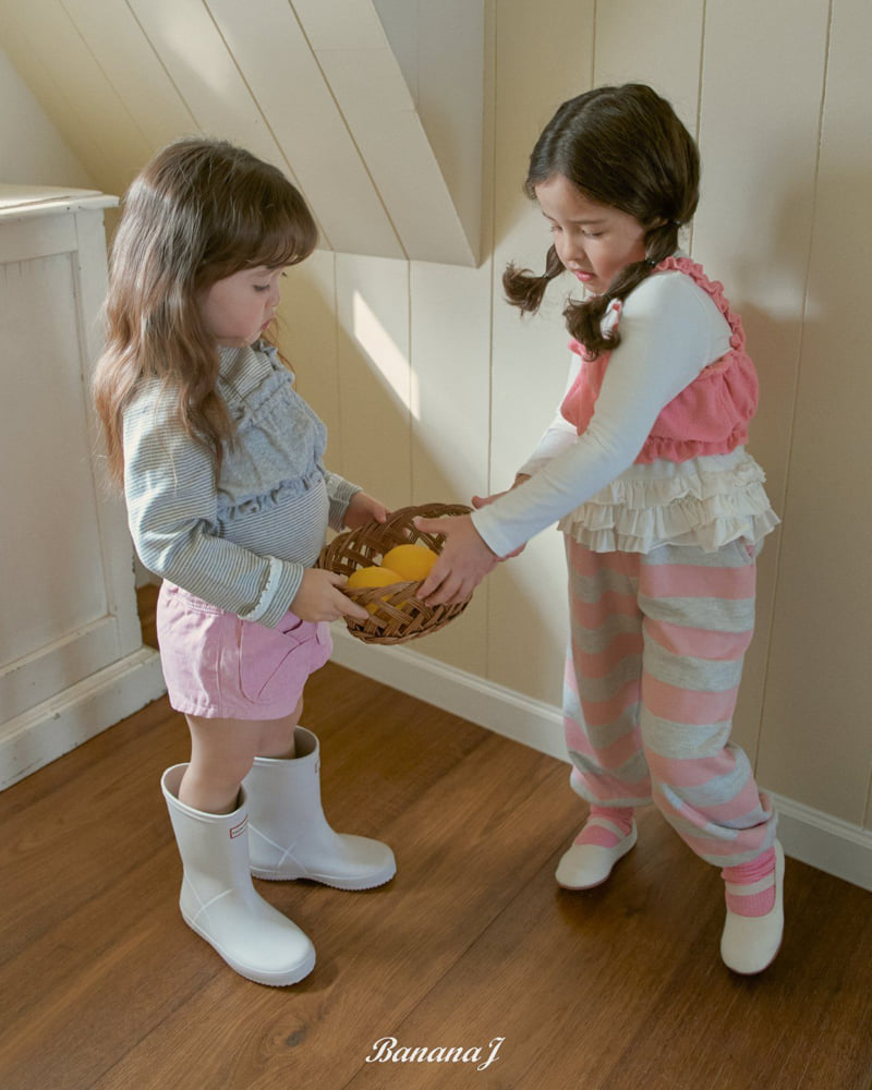Banana J - Korean Children Fashion - #childofig - Maison Cancan Tee - 7