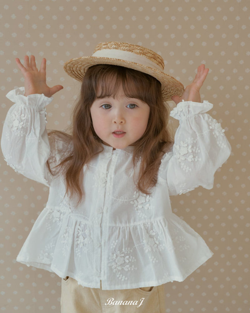 Banana J - Korean Children Fashion - #childofig - Petal Blouse - 6