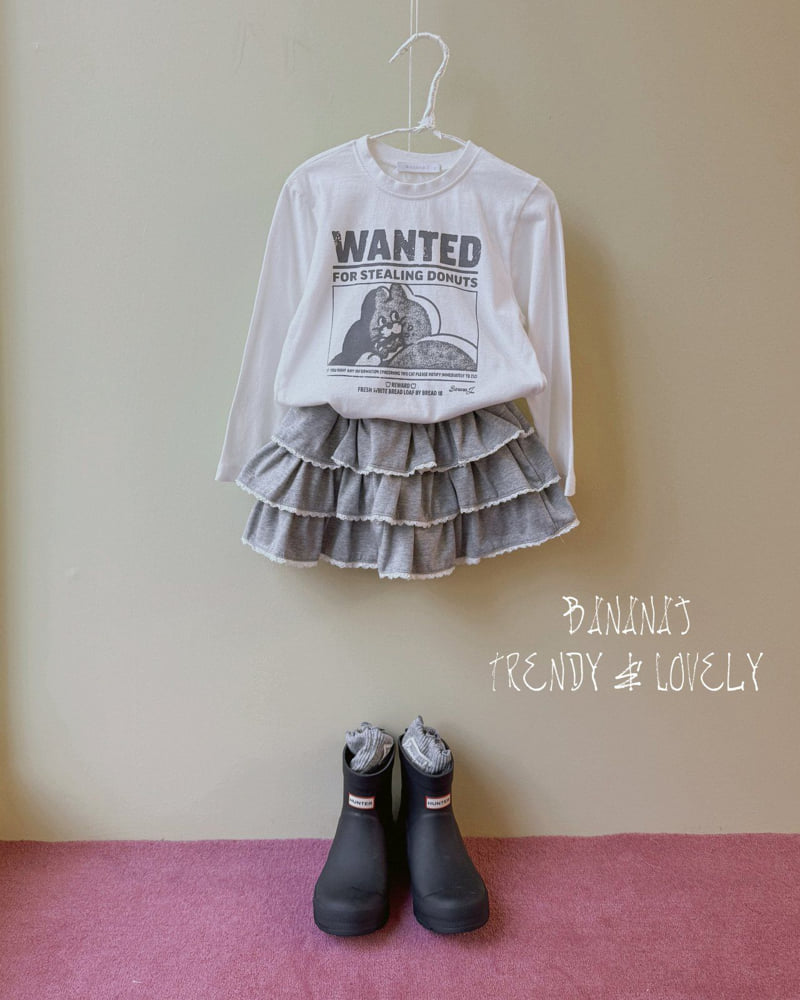 Banana J - Korean Children Fashion - #childofig - Wanted Slim Tee - 4