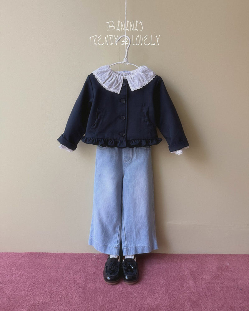 Banana J - Korean Children Fashion - #childofig - Moa Ribbon Jacket - 3