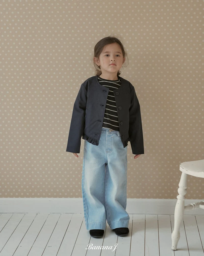Banana J - Korean Children Fashion - #childofig - Signature Denim Pants - 9