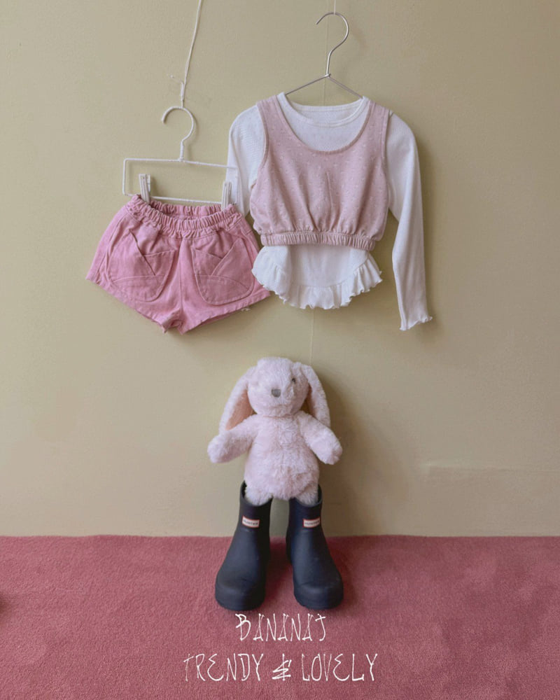 Banana J - Korean Children Fashion - #childrensboutique - Peanut Tulip Pants - 6