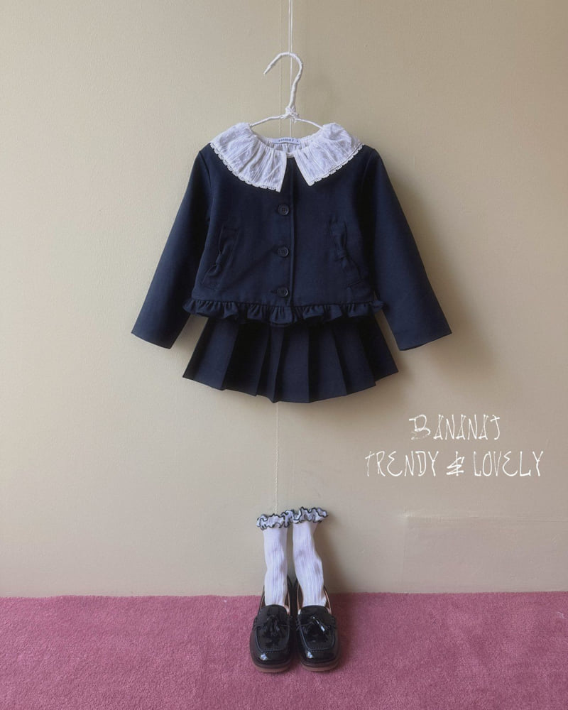 Banana J - Korean Children Fashion - #childofig - Moa Ribbon Jacket - 4