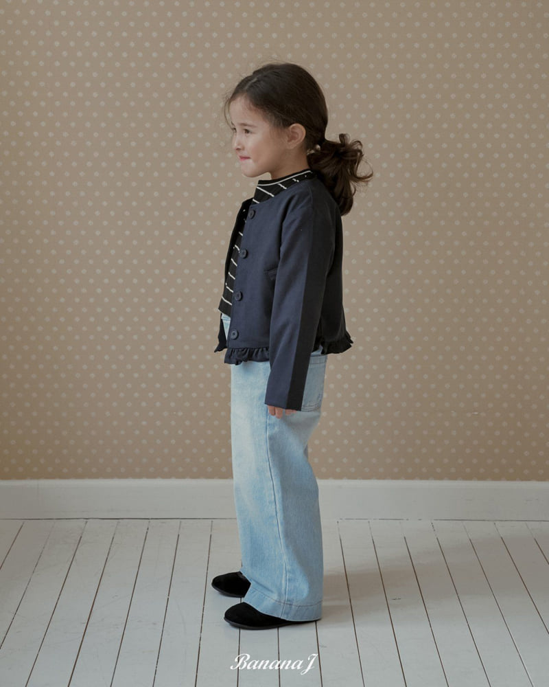 Banana J - Korean Children Fashion - #childrensboutique - Signature Denim Pants - 10
