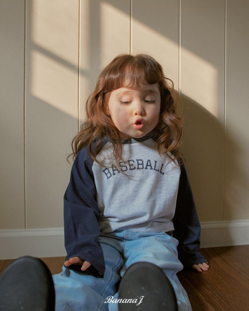 Banana J - Korean Children Fashion - #designkidswear - Baseball Tee - 9