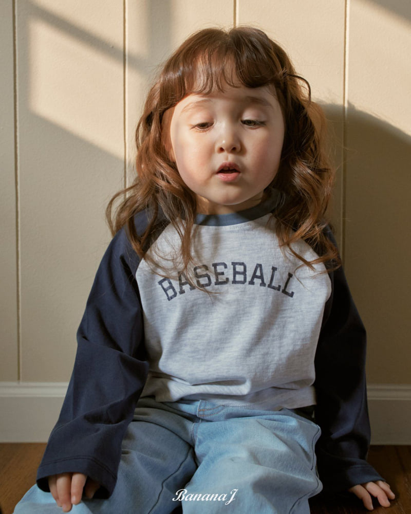 Banana J - Korean Children Fashion - #discoveringself - Baseball Tee - 10