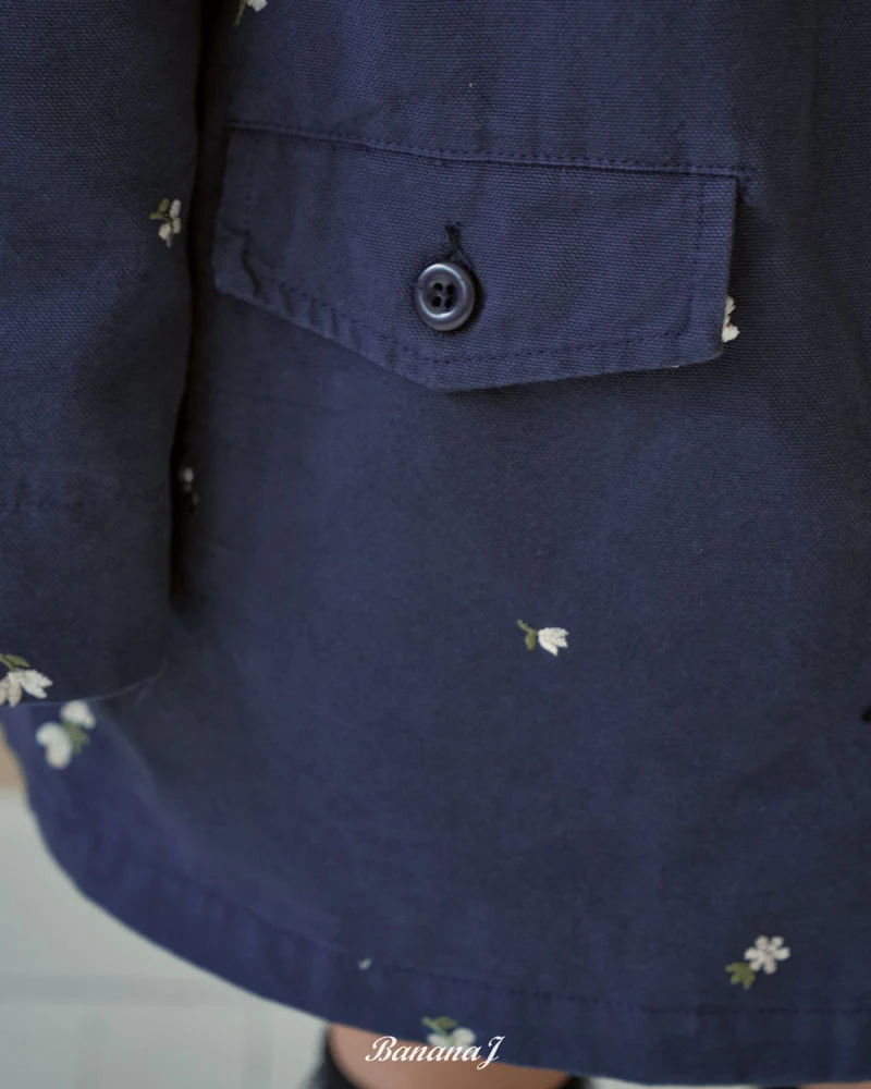 Banana J - Korean Children Fashion - #discoveringself - Floral Embroidered Jacket - 3