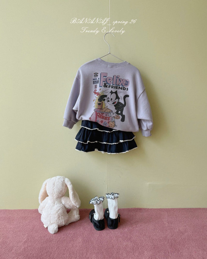 Banana J - Korean Children Fashion - #fashionkids - Berry Lace Skirt - 5