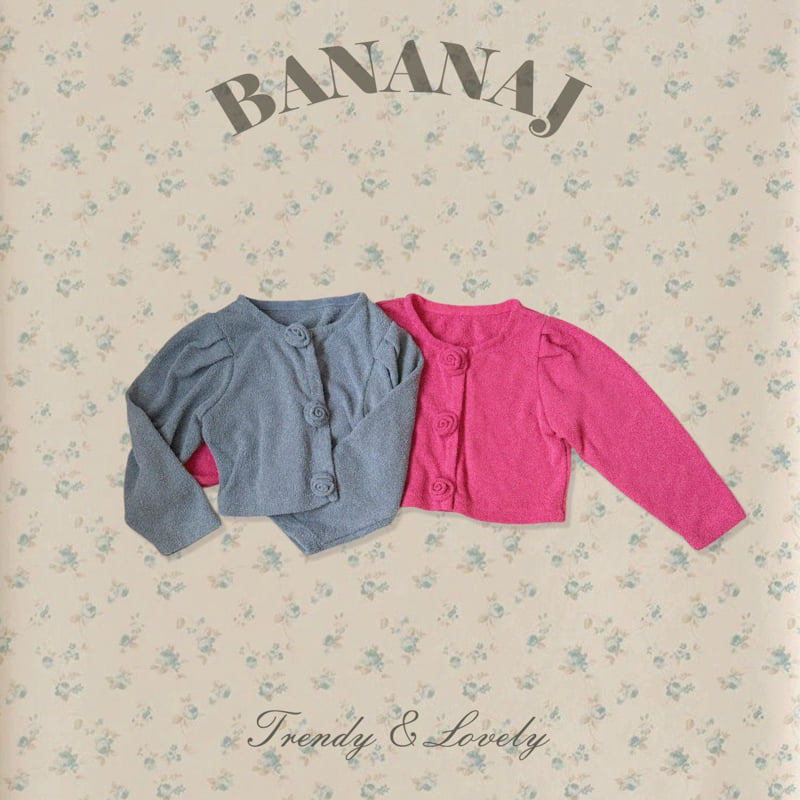 Banana J - Korean Children Fashion - #fashionkids - Rose Cardigan