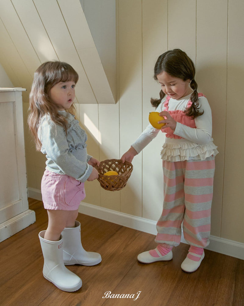 Banana J - Korean Children Fashion - #fashionkids - Marine Lace Tee - 11