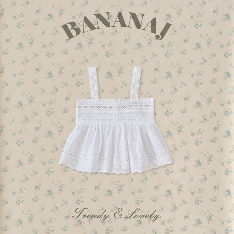 Banana J - Korean Children Fashion - #kidsshorts - Elia Lace Top