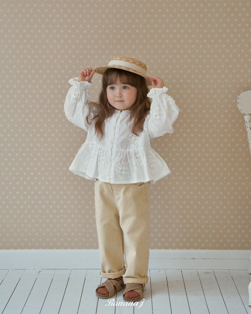 Banana J - Korean Children Fashion - #kidsshorts - Petal Blouse - 11