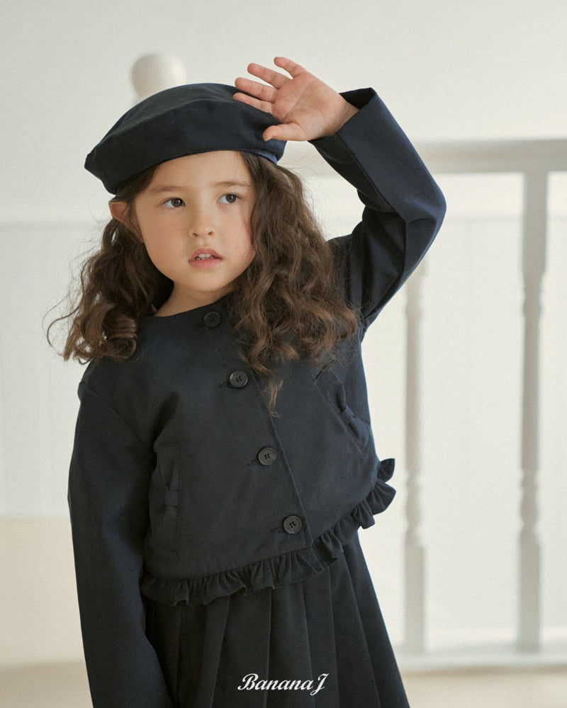 Banana J - Korean Children Fashion - #kidsshorts - Moa Ribbon Jacket - 8