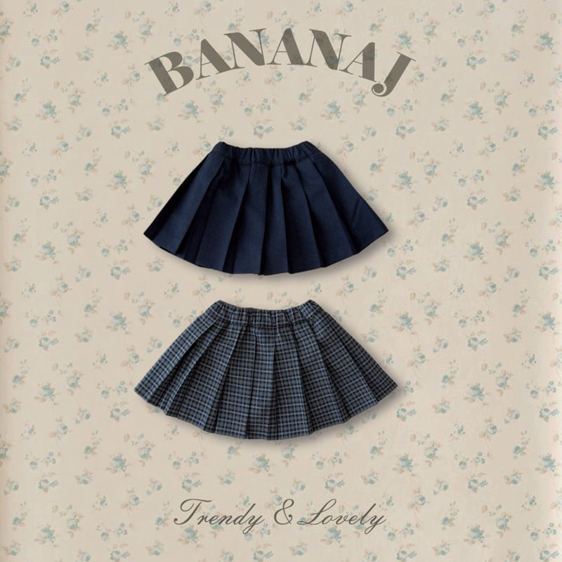 Banana J - Korean Children Fashion - #kidsstore - Moa Pleated Skirt
