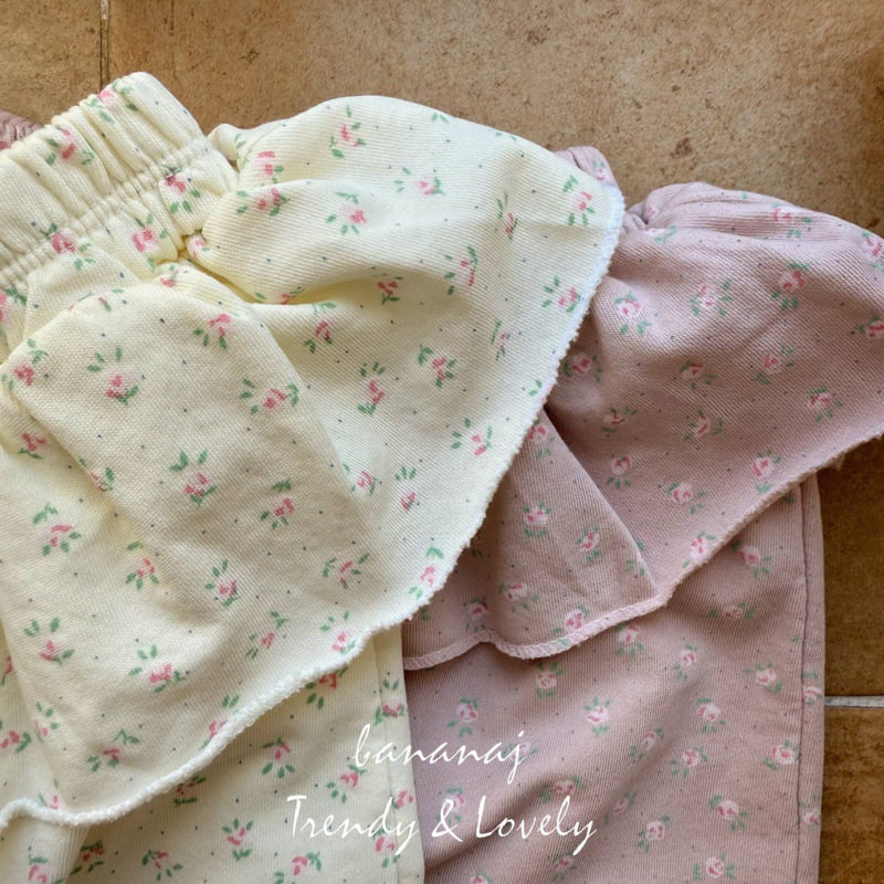 Banana J - Korean Children Fashion - #kidsshorts - Rosy Petal Pants - 4