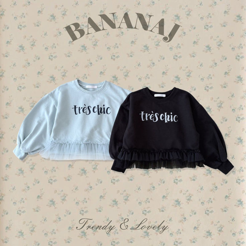 Banana J - Korean Children Fashion - #kidzfashiontrend - Tres Chic Sweatshirt