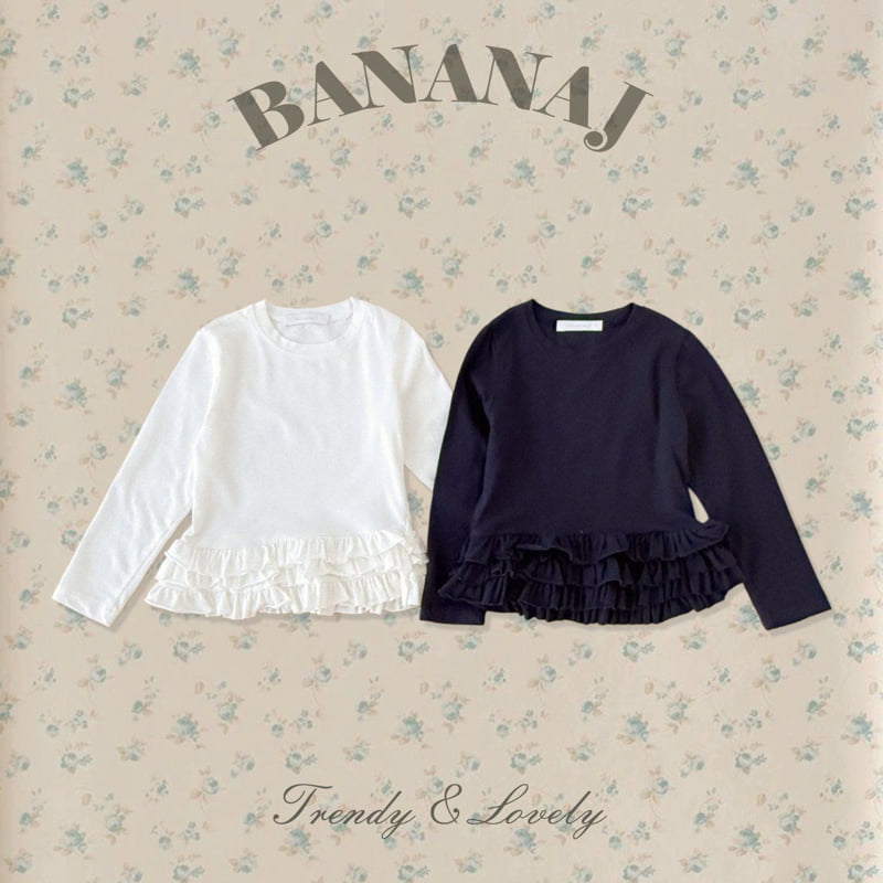 Banana J - Korean Children Fashion - #kidzfashiontrend - Maison Cancan Tee