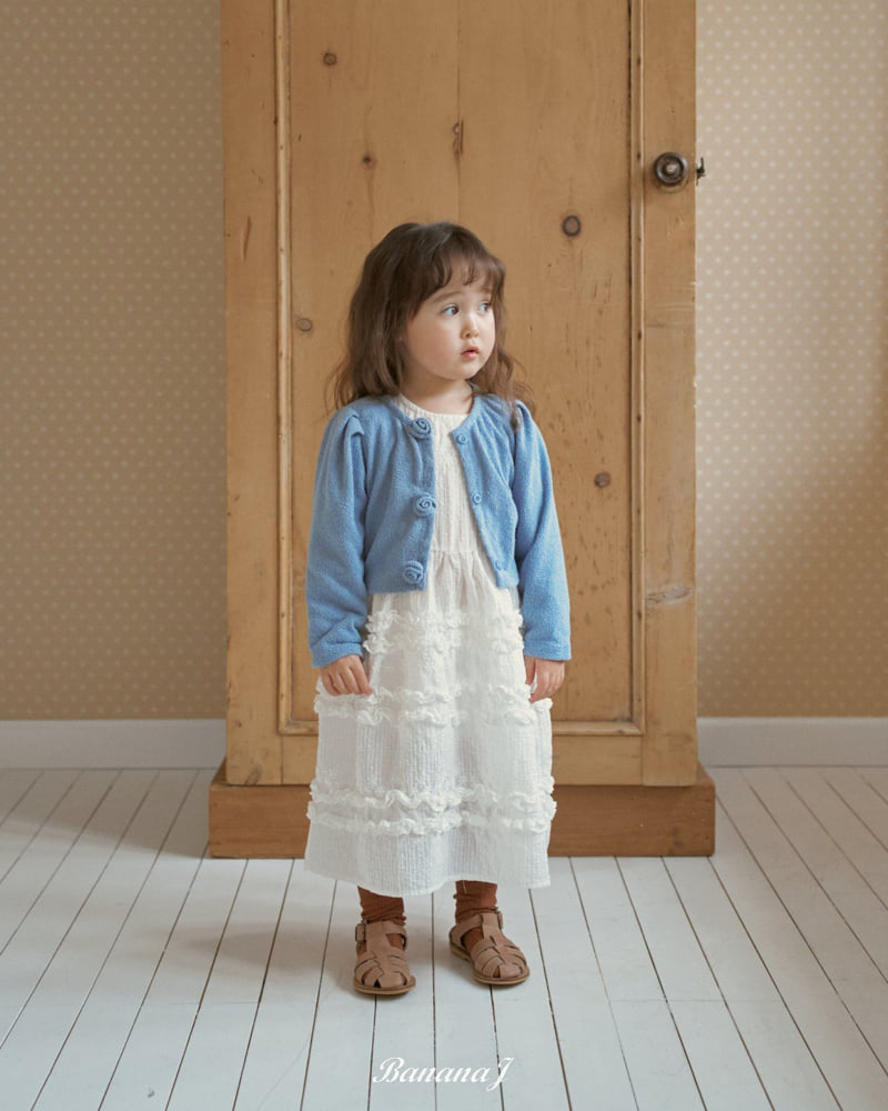 Banana J - Korean Children Fashion - #kidsstore - Rose Cardigan - 4