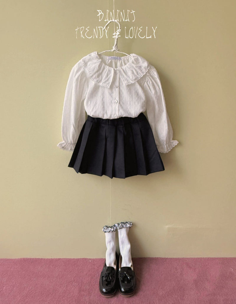 Banana J - Korean Children Fashion - #Kfashion4kids - Moa Pleated Skirt - 4