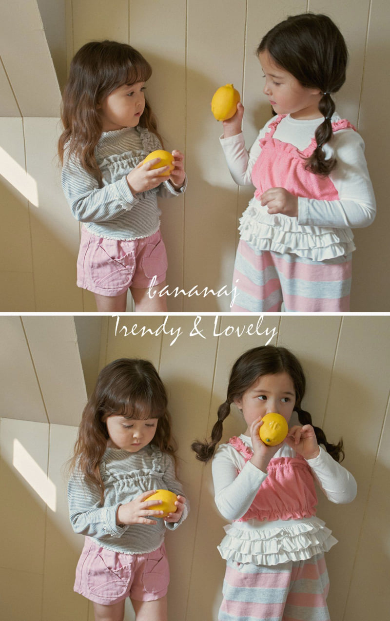 Banana J - Korean Children Fashion - #littlefashionista - Maison Cancan Tee - 3