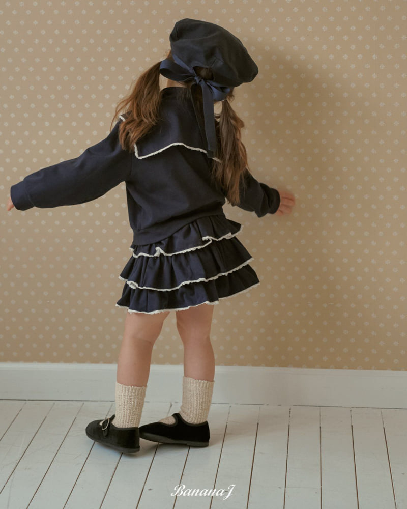 Banana J - Korean Children Fashion - #littlefashionista - Berry Lace Skirt - 10