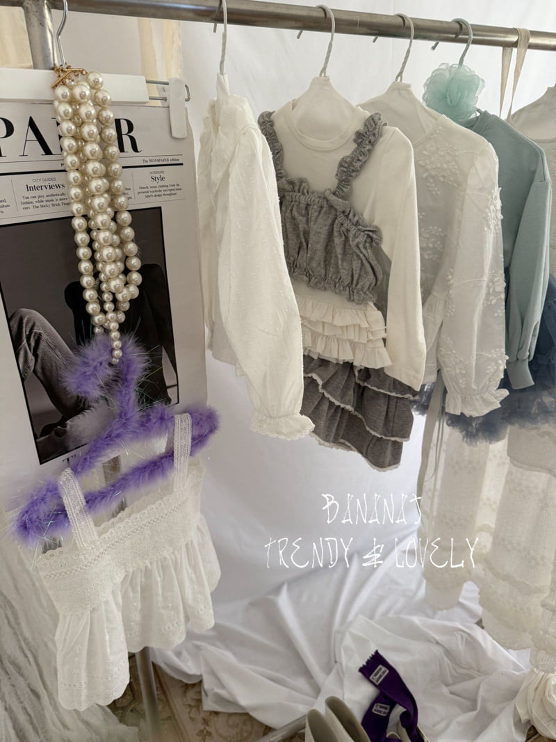 Banana J - Korean Children Fashion - #minifashionista - Elia Lace Top - 7