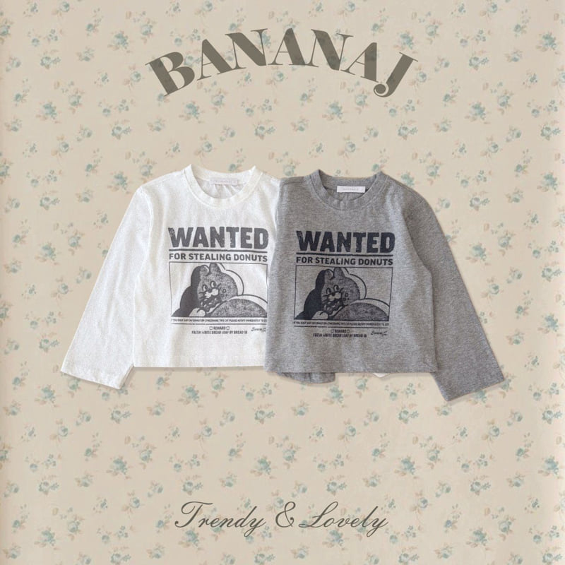 Banana J - Korean Children Fashion - #minifashionista - Wanted Slim Tee