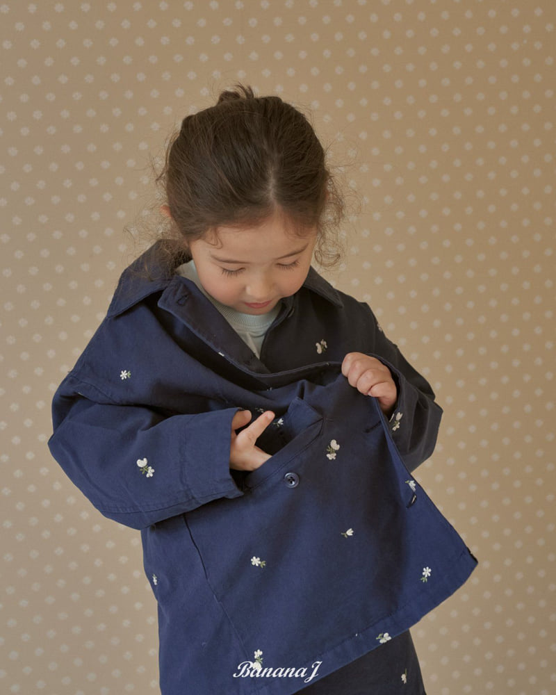 Banana J - Korean Children Fashion - #prettylittlegirls - Floral Embroidered Jacket - 12