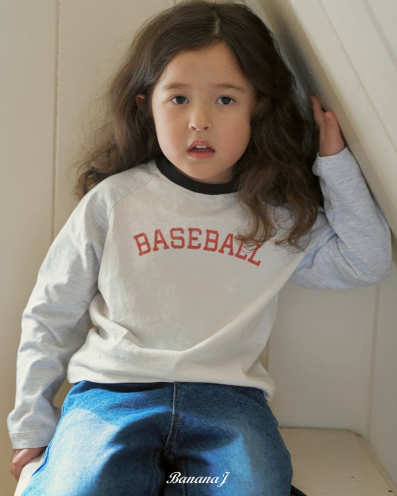 Banana J - Korean Children Fashion - #stylishchildhood - Baseball Tee - 6