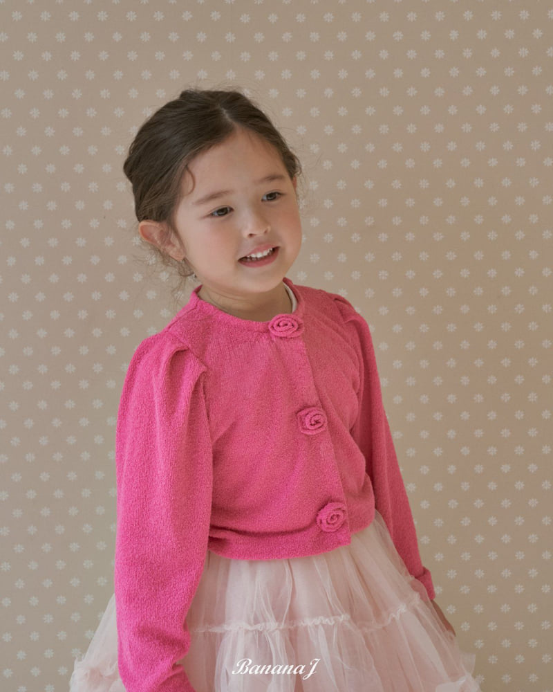 Banana J - Korean Children Fashion - #stylishchildhood - Rose Cardigan - 12