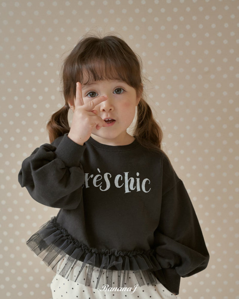 Banana J - Korean Children Fashion - #todddlerfashion - Tres Chic Sweatshirt - 7