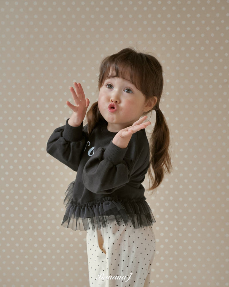 Banana J - Korean Children Fashion - #toddlerclothing - Tres Chic Sweatshirt - 8